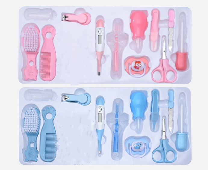 2022 New Arrive 12pcs Baby Nail Care Grooming Set Safety Baby Care Kit