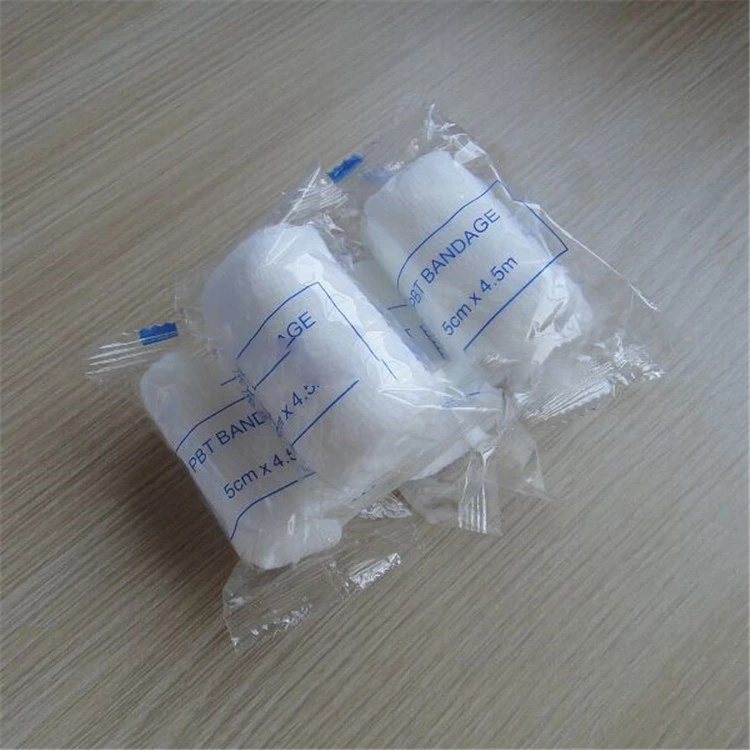 Medical Strong Absobtion Gauze Bandage First Aid Bandage Roll OEM Custom Size Elastic Gauze PBT Bandage