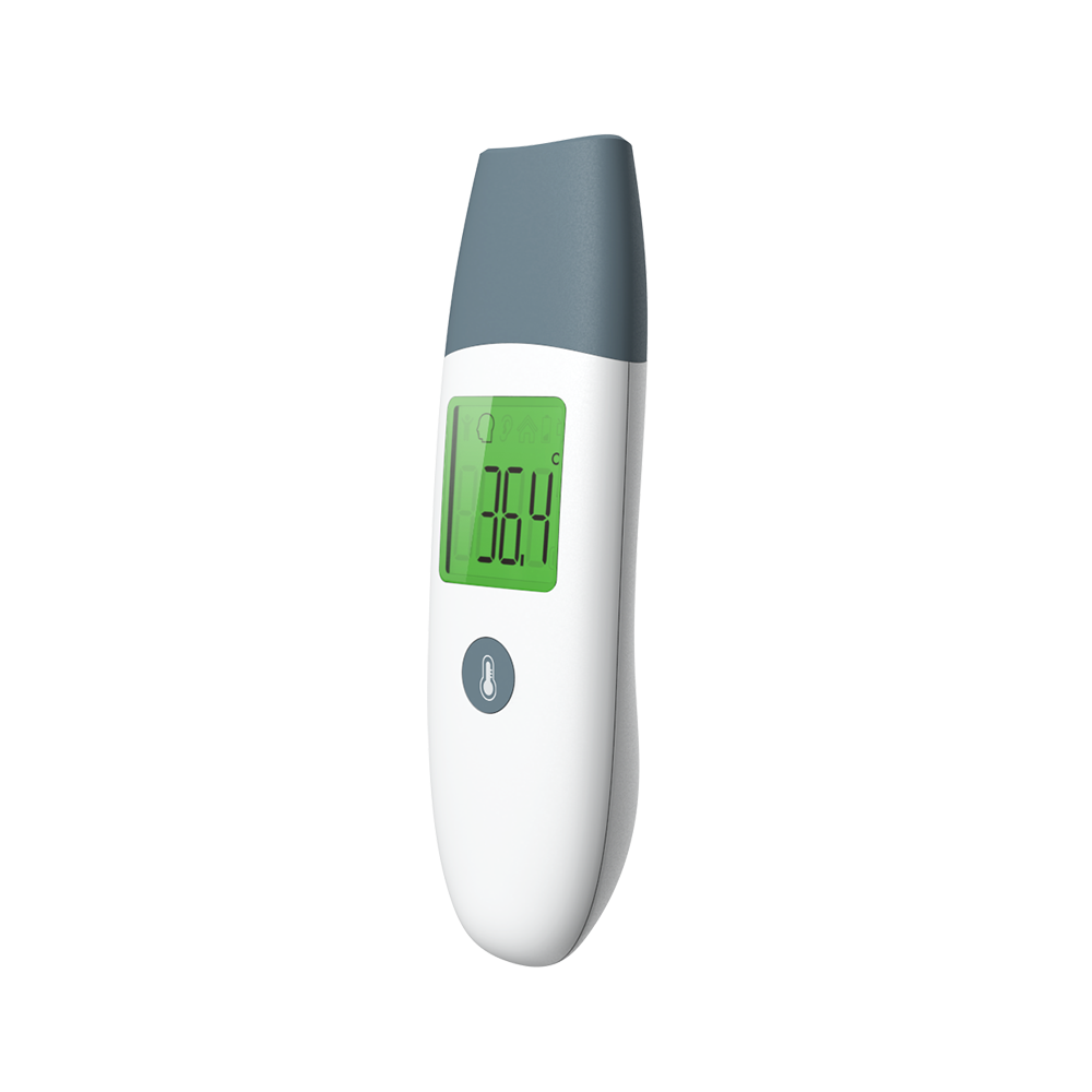 Digital electronic thermometer C/F switchable LED Digits infrared thermometer for ear and forehead measure