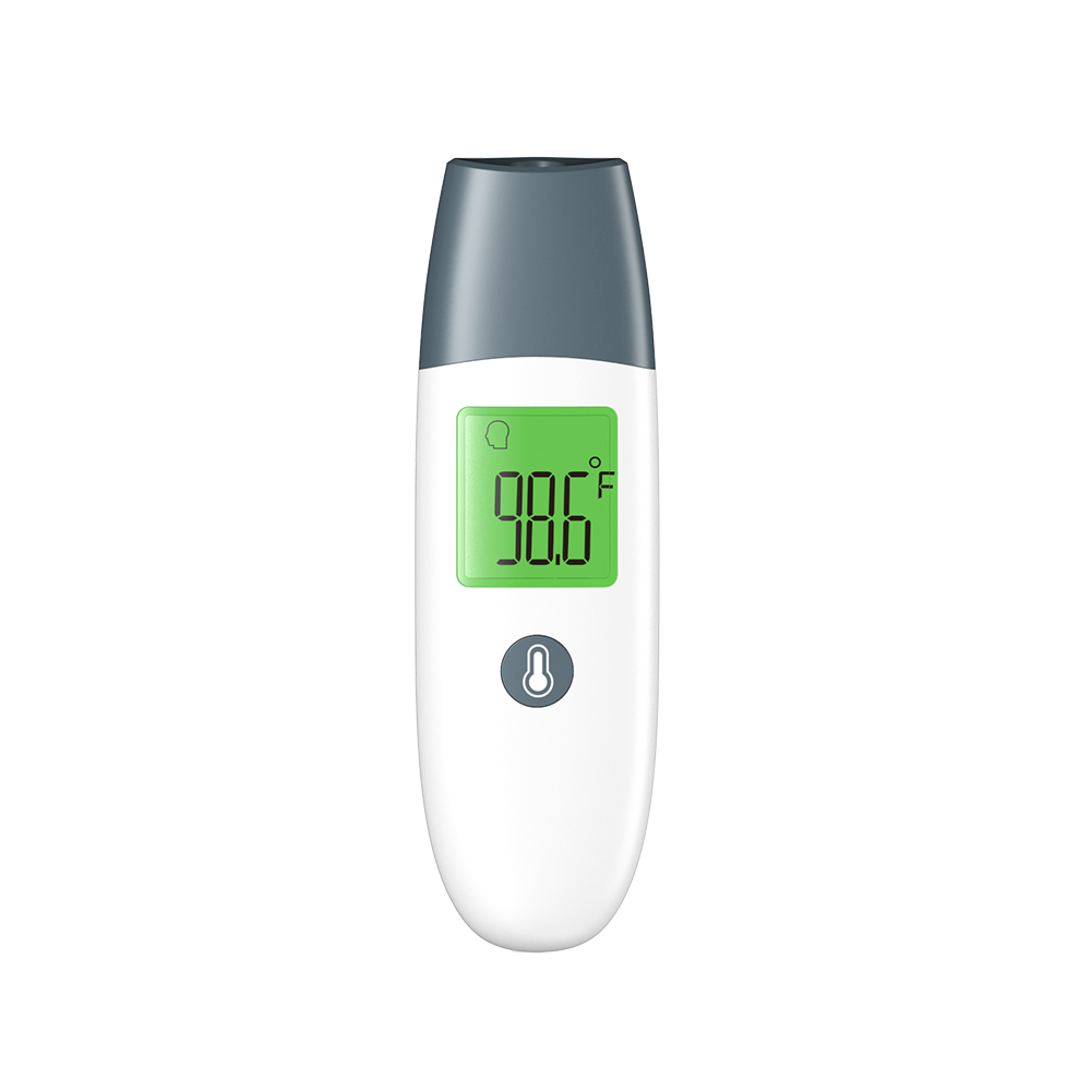 Digital electronic thermometer C/F switchable LED Digits infrared thermometer for ear and forehead measure