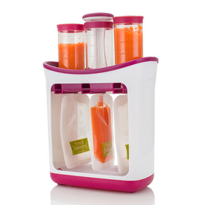 Baby Food Maker Squeeze Food Station Organic Food For Newborn Fresh Fruit Container Storage Baby Feeding Maker