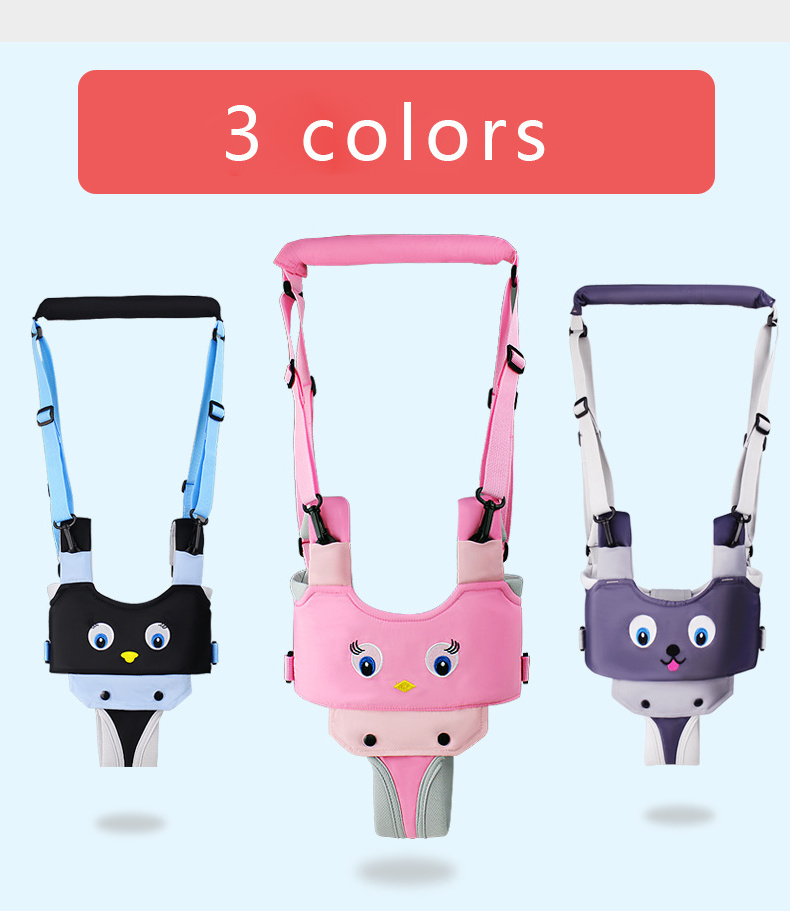 Quality 2023 baby walking assiatant stroller belt cute animal custom adjustable baby walker