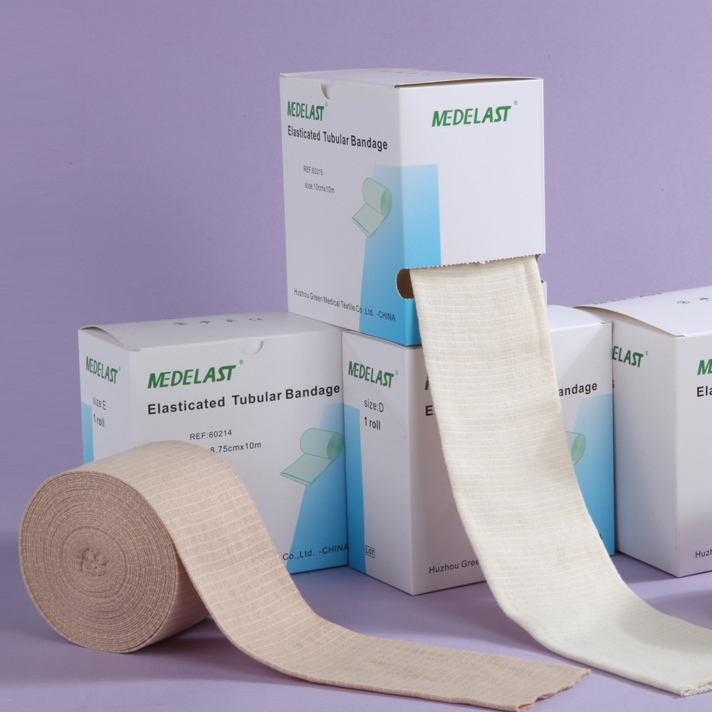 Elastic Custom Tubular Stretch Net Bandage Cotton Tubular Compression Bandage for Support and Dressing of Muscle Strains