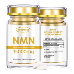 Healthife NMN Supplements 99% Powder 500mg/60caps/Bottle NMN Capsule