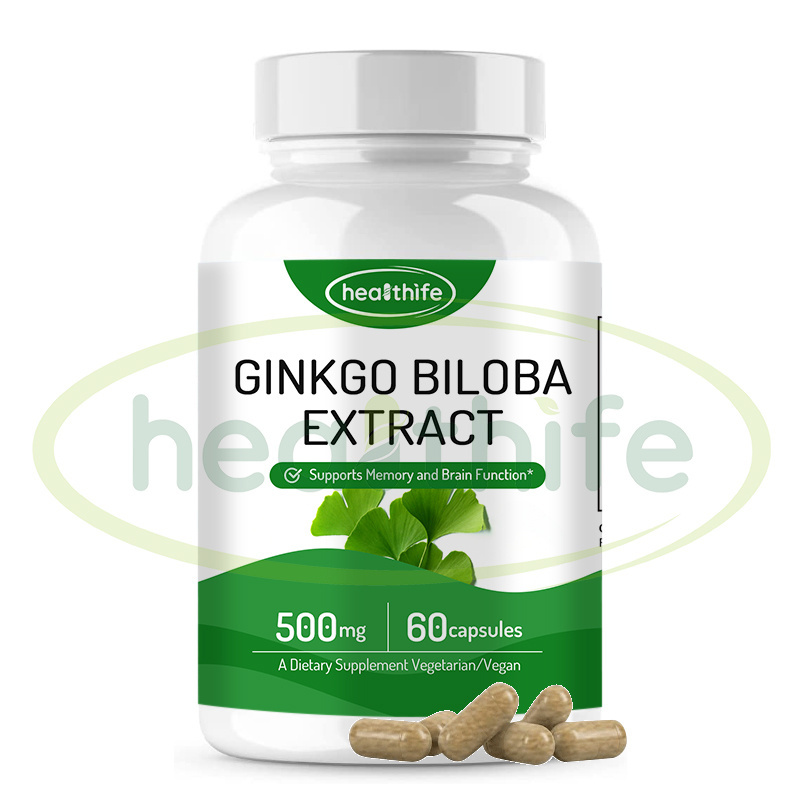 OEM Private Label Ginkgo Biloba Leaf Extract Ginkgo Biloba Capsules