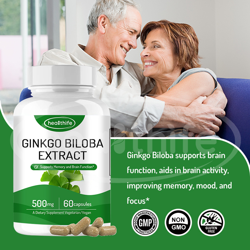 OEM Private Label Ginkgo Biloba Leaf Extract Ginkgo Biloba Capsules