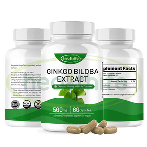 OEM Private Label Ginkgo Biloba Leaf Extract Ginkgo Biloba Capsules