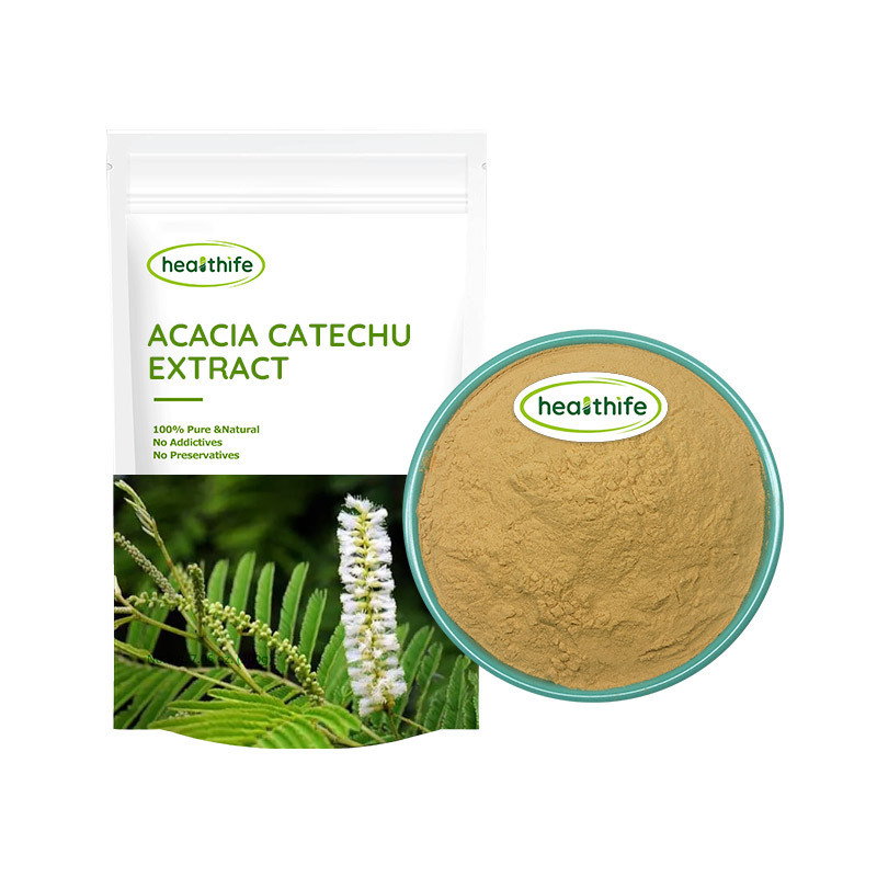 FocusHerb Acacia Catechu Root Bark Powder Catechin 40% Acacia Catechu Extract