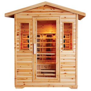 outdoor sauna room 4person infrared sauna