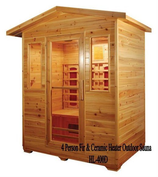 outdoor sauna room 4person infrared sauna