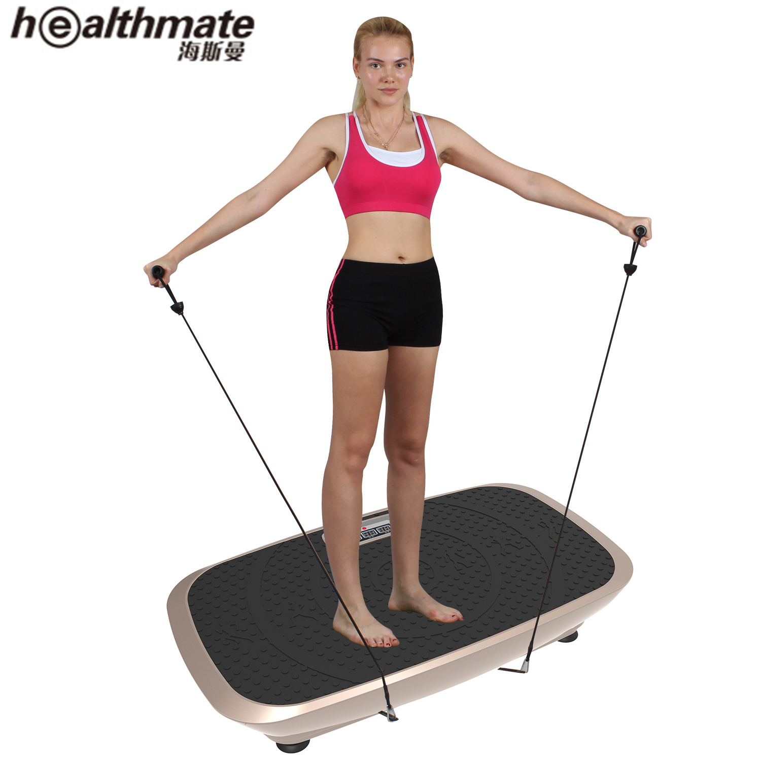 500W Fitness Body Shaper Full Body Vibration Platform crazy fitness massage