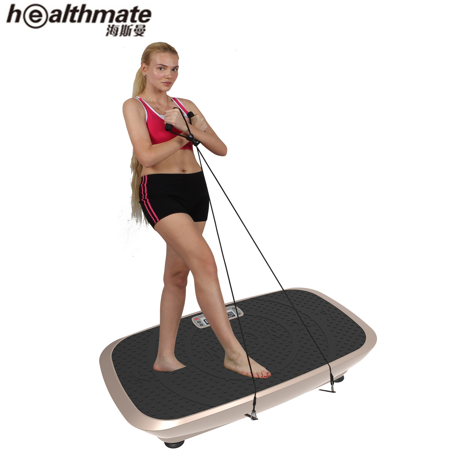 500W Fitness Body Shaper Full Body Vibration Platform crazy fitness massage