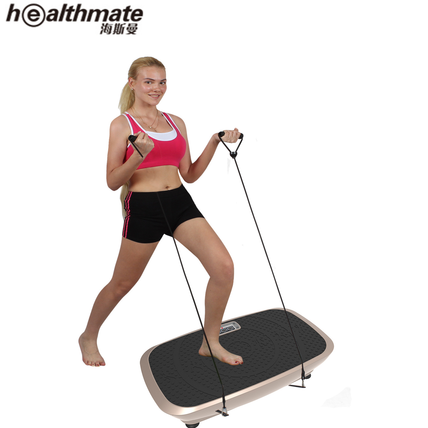 500W Fitness Body Shaper Full Body Vibration Platform crazy fitness massage