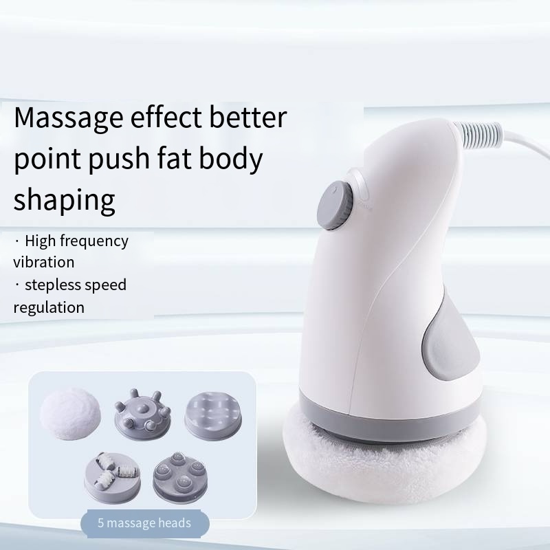 Healthpal Electric Portable Cellulite Massager Vibro Body Sculpting Slimimg Machine Hand Held With Washable Pads & Massager