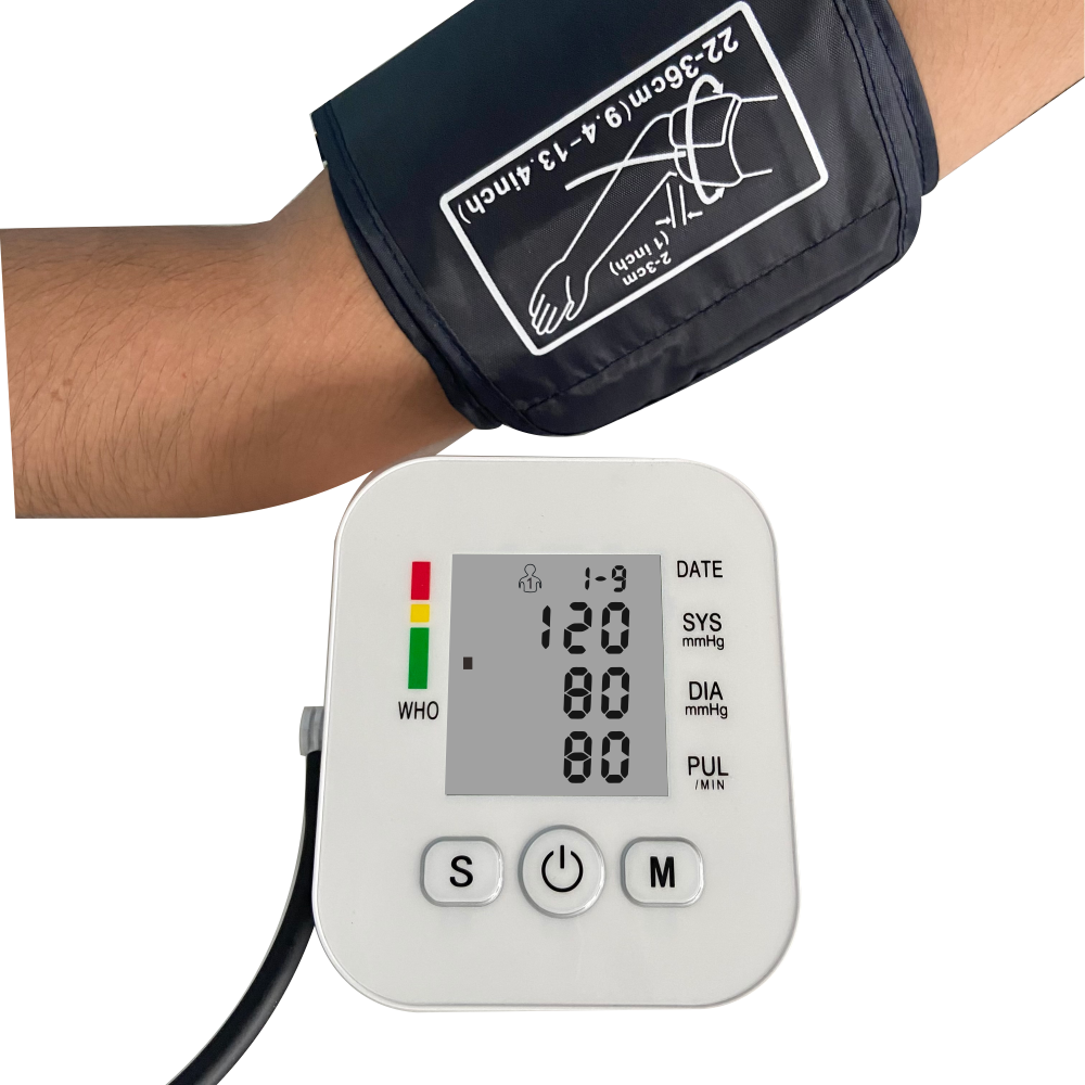 Automatic bp check machine high blood pressure meter 22-36cm cuff BP apparatus hypertension digital blood pressure monitor