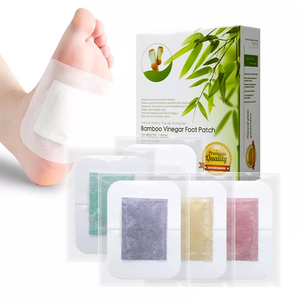 Natural Plant Foot Pads Patch Bamboo Detox Foot Patch for slimming and weight loss health care foot patch