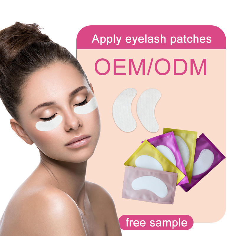 Best Sellers Beauty Products Eyelash Patches Eyelash Tool For Eyelash Extension Cotton Eye Pad