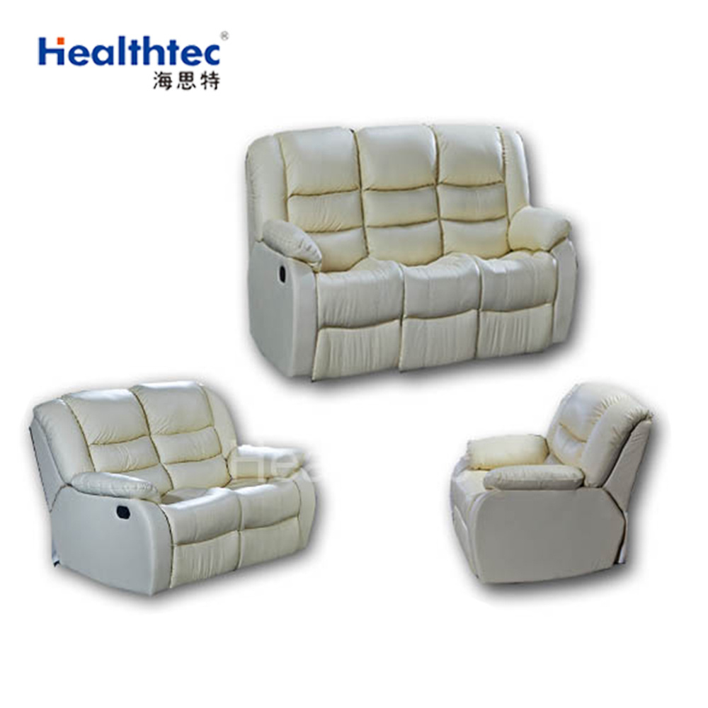 Lazy Boy Manual Leather Recliner Sofa Set Modern Living Room Sofa Chesterfield Sofa Single or Double for Option American Style