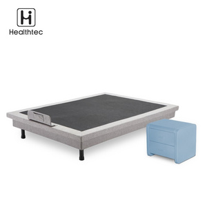 Modern adjustable vibration bed base  upholstered bed frame home made adjustable bed