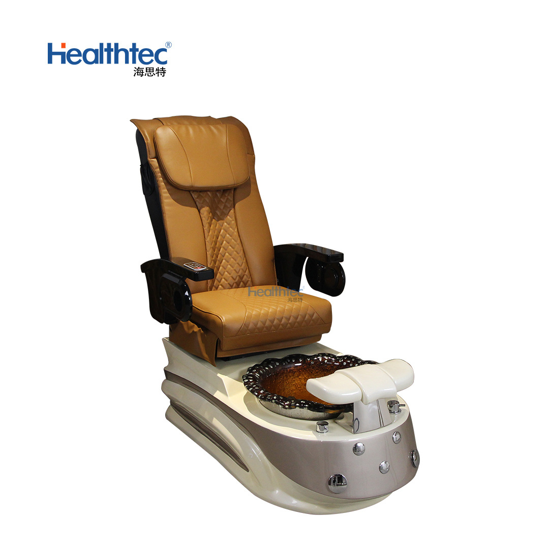 Luxury Foot Nail Spa Discharge Pump Stylish Pedicure Tub With Pipe-less Whirlpool System Pedicure Chair