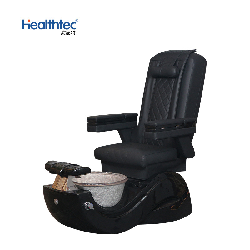 Manufacturer Price Black Comfort Spa Pedicure Chair Used Modern No Plumbing Pedicure Chair For Massage Foot Spa