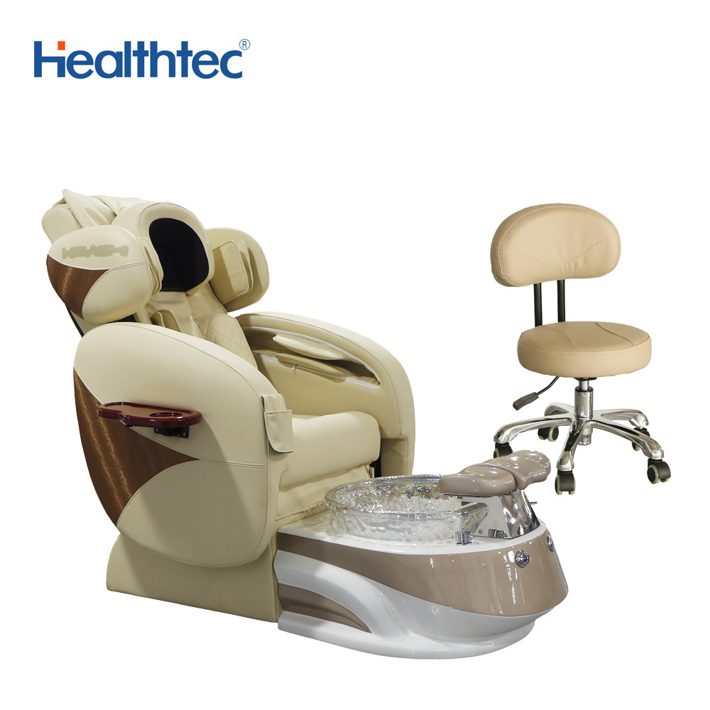 Healthtec New Salon Furniture Pedicure Spa Chair Luxury Modern  Massage Pedicure Chair