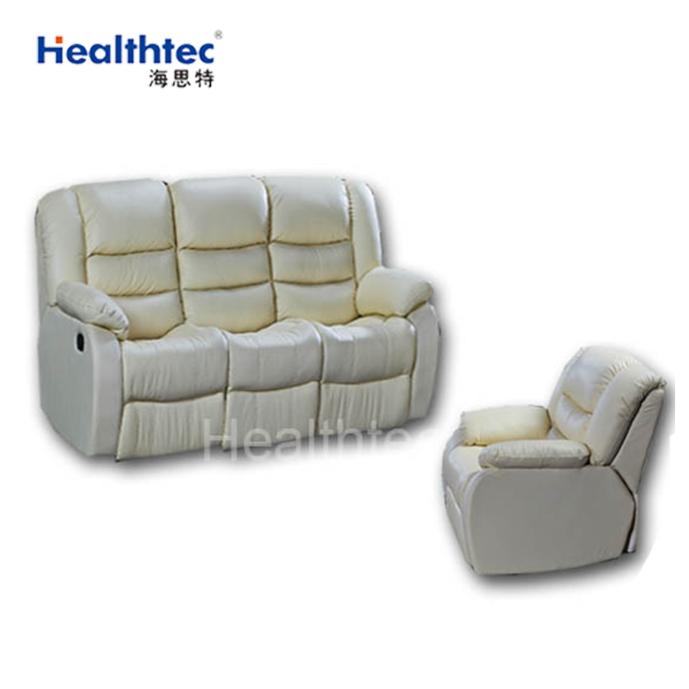 Lazy Boy Manual Leather Recliner Sofa Set Modern Living Room Sofa Chesterfield Sofa Single or Double for Option American Style