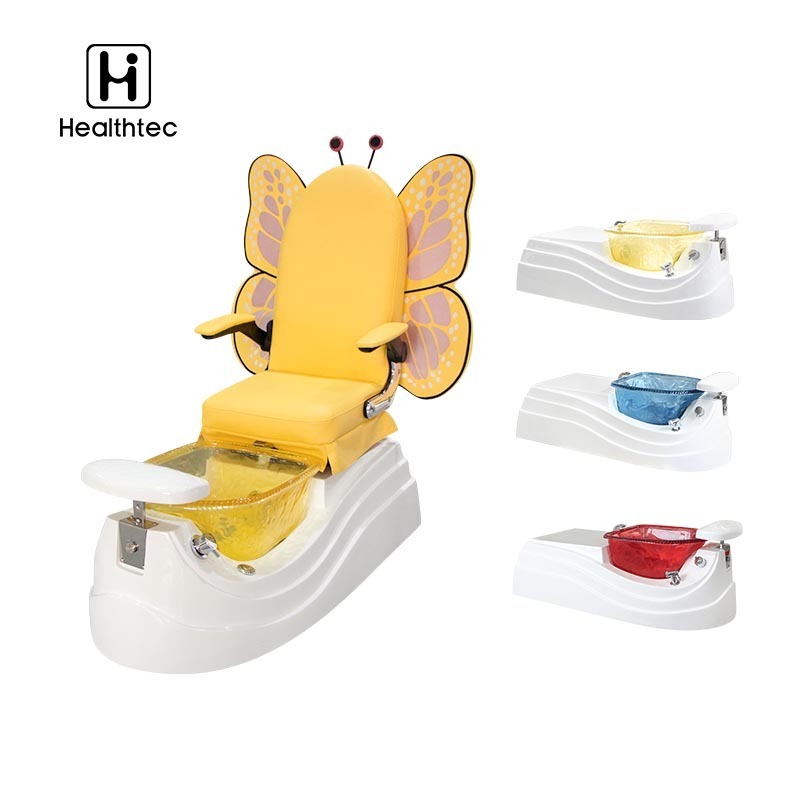 High Quality Kids Spa Pedicure Chair Nail Salon Butterfly Kids Pedicure Chair Machine Foot Spa