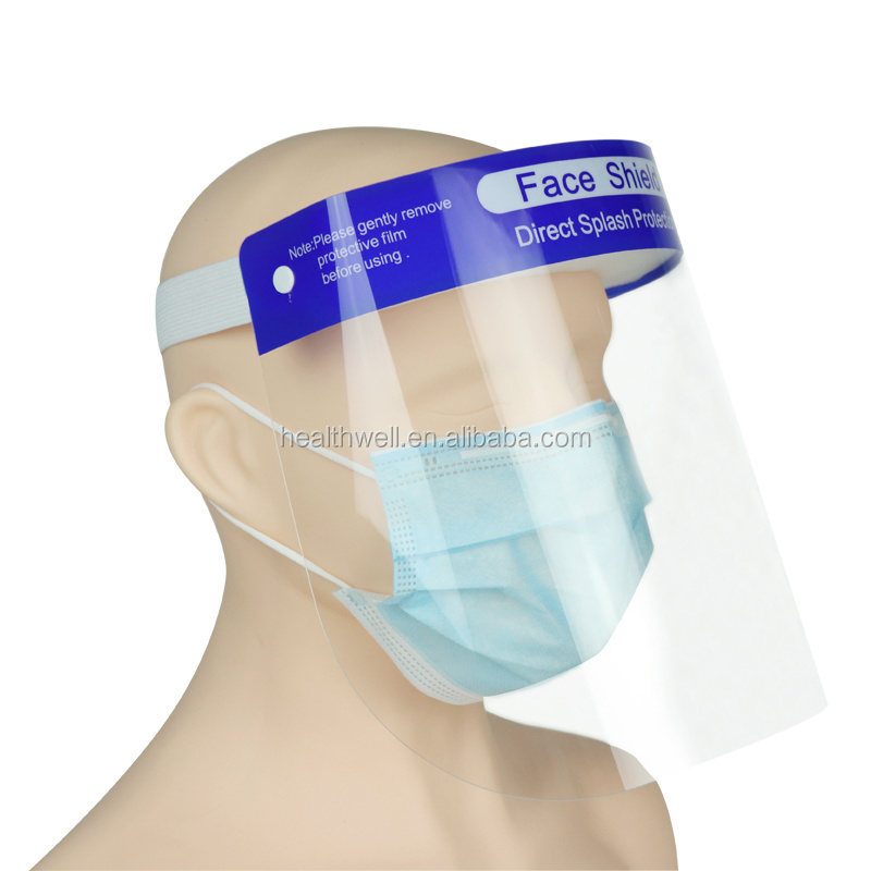 Transparent Anti-fog Splash-Proof for Virus Full Face Protective Visor Face Shield