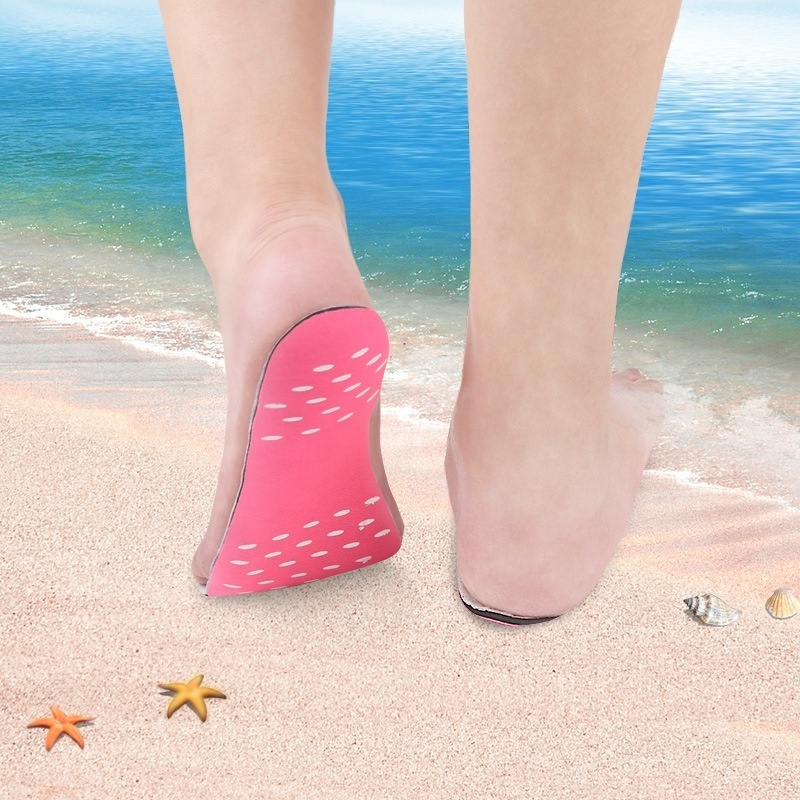 Summer Full Length Good Feet Barefoot Sticky Beach Insole Adhesive Nakefit Insoles