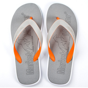 Wholesale Summer Colorful Custom Print Pvc Emboss Slipper Soft Eva Outdoor Beach Unisex Bulk Flip Flop