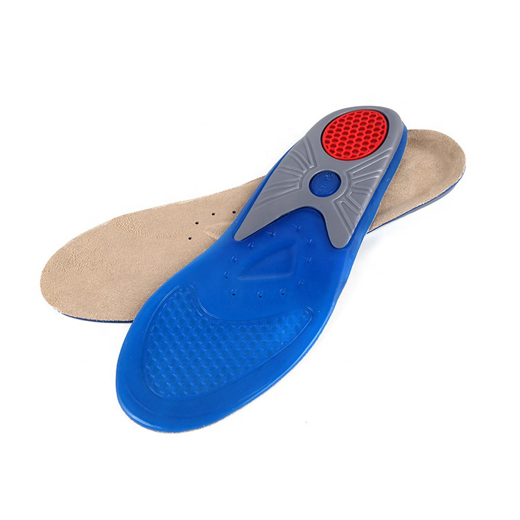 Arch Support Sports Running Insoles Acupuncture Foot Massage Gel Insole for Men and Women