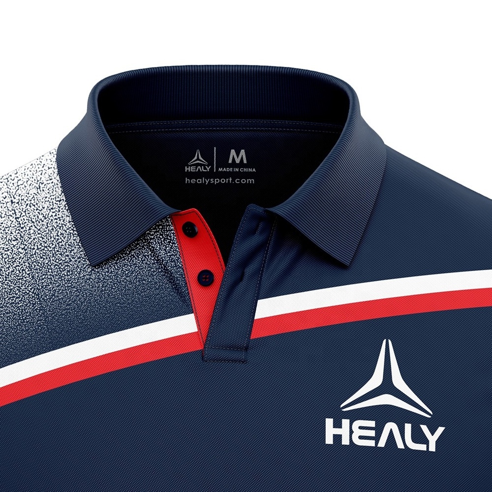 custom printing polyester spandex uniforms polo shirts high quality mens golf polo shirt dry fit