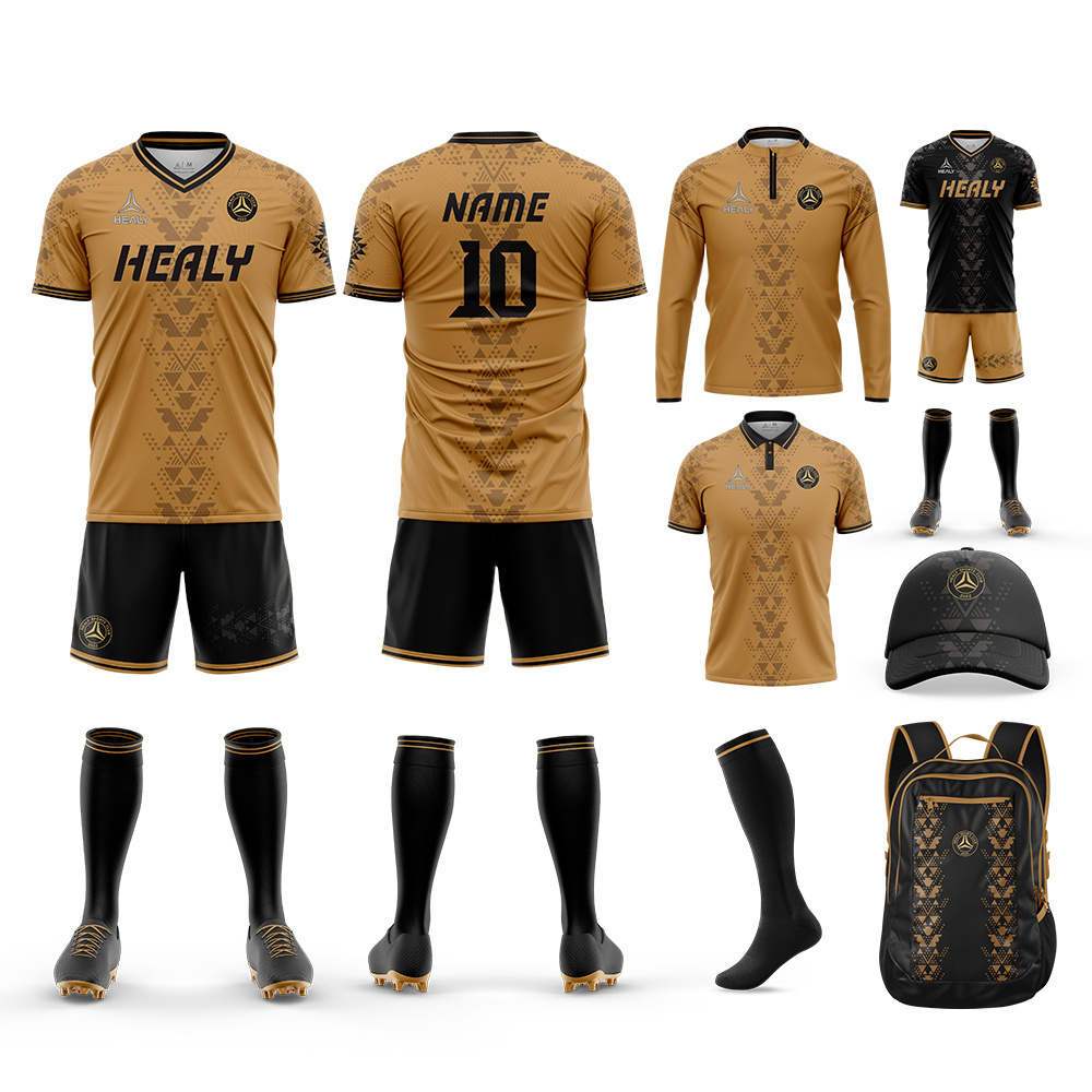 Professional Custom Player Version Soccer Jersey 2023 2024 Soccer Wear Jersey Set Football Uniform