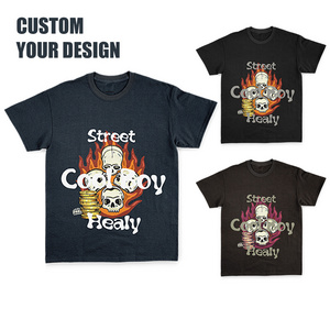 Fashion T Shirts Pour Hommes High Quality Custom Tee Streetwear T-shirt 230 gsm cotton embossed t shirt Custom Logo