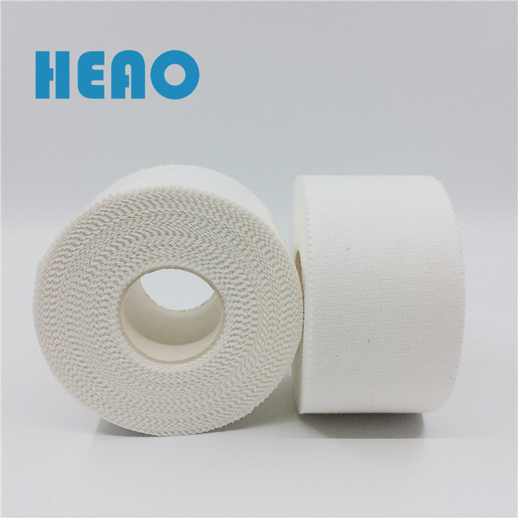 White 100% Cotton Medical Sports Strapping/Athletic Adhesive Tape