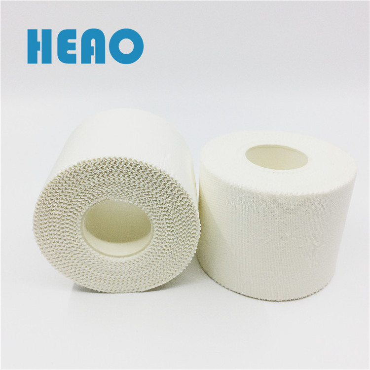 White 100% Cotton Medical Sports Strapping/Athletic Adhesive Tape