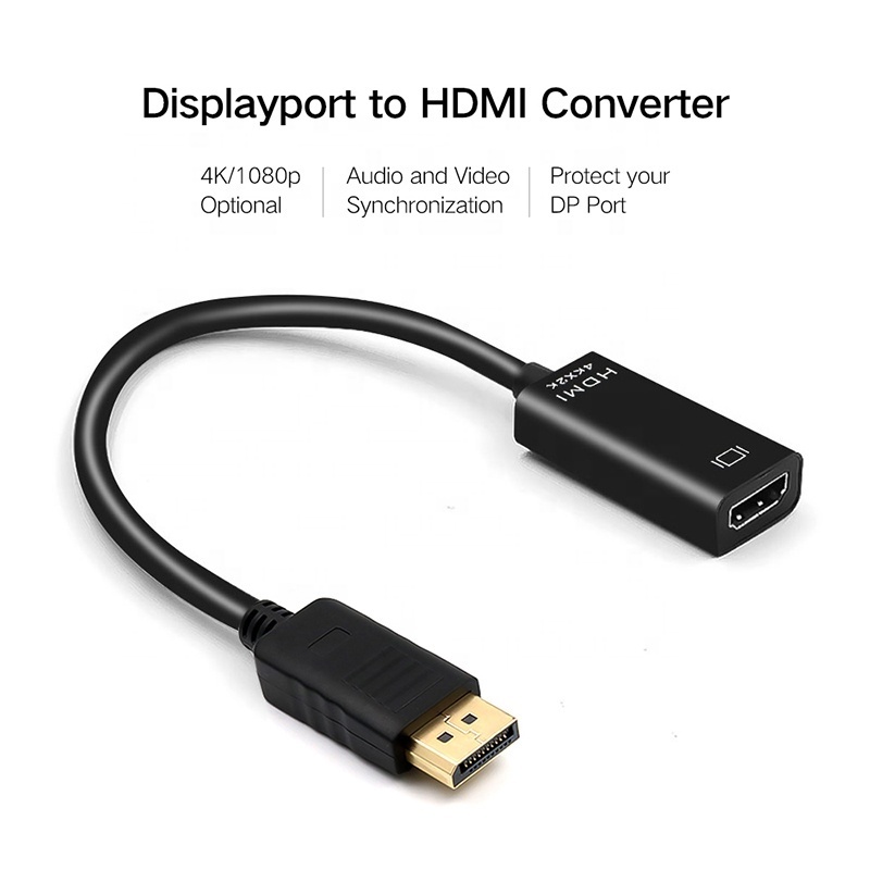 Xput Displayport DP M To HDMI F Converter Display Port To HDMI 4K*2K Cable Adapter HD 1080P