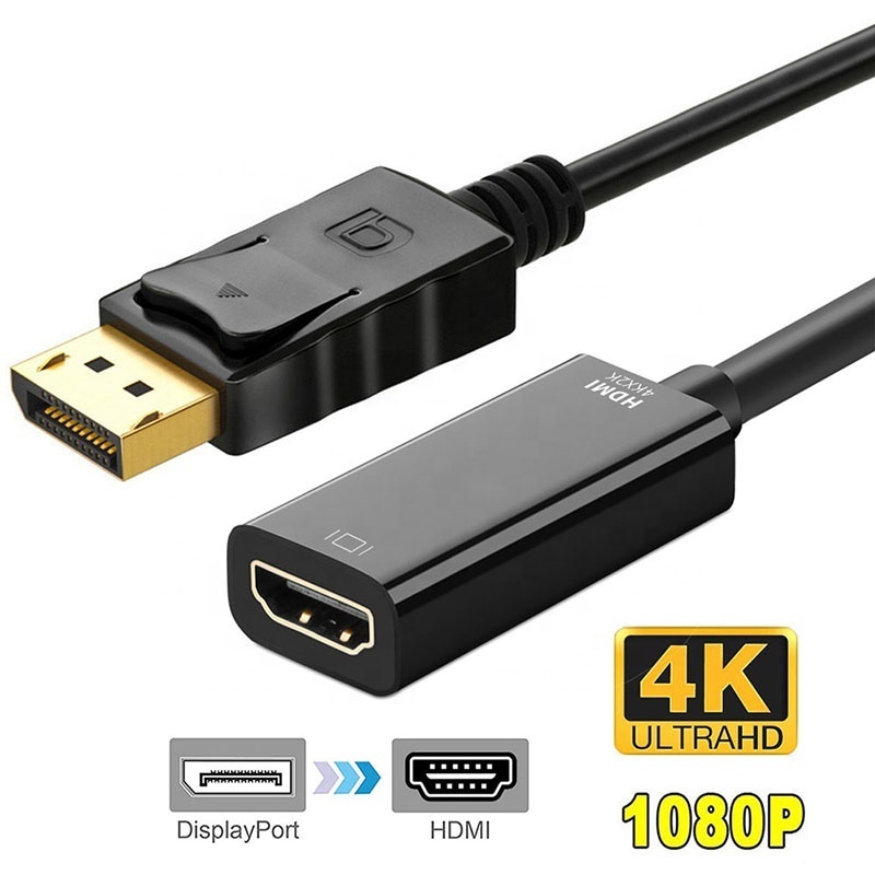 Xput Displayport DP M To HDMI F Converter Display Port To HDMI 4K*2K Cable Adapter HD 1080P