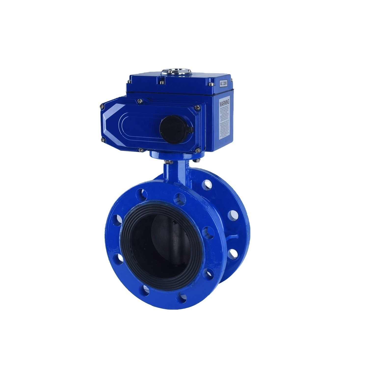 Hearken 90 degree Quarter Turn Design On Off Modulating Butterfly Ball Valve Motorized Electric Actuator for gas