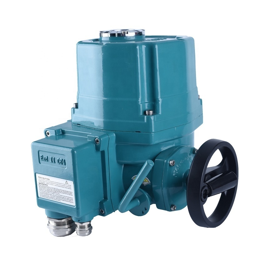 QT Series  IP67 Explosion Proof Waterproof 90 Degree Quarter Turn Electric Actuator Valve