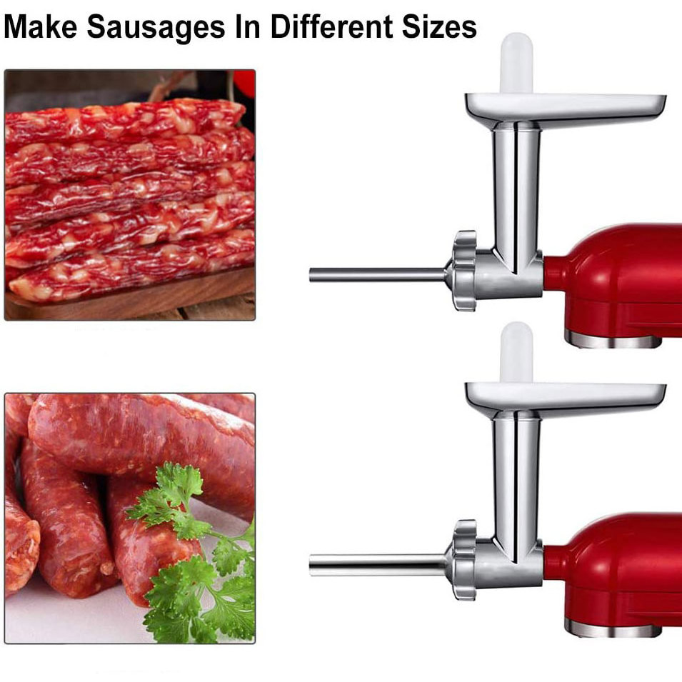 Sausage Tube Salami Maker Stuffing Filling Tool Stuffer Tube	Food Grade Stainless Steel Food Meat Grinder Sausage Stuffer