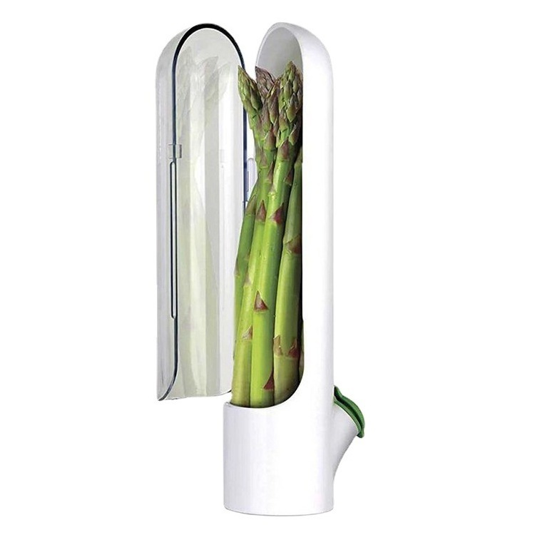 Refrigerator Vegetable Mint Parsley Asparagus Preservation Bottle Pod Green Spices Fresh Herb Storage Saver Keeper Container