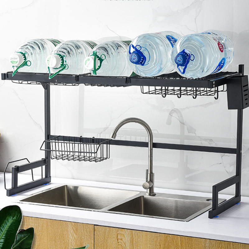 Adjustable Over Sink Stainless Steel Dish Drying Kitchen Rack