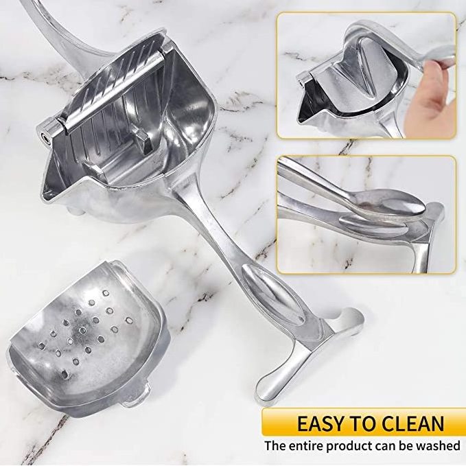 Hand Press Manual Juicer Extractor Squeezer Kitchen Lemon Fruit Pressure Tool Aluminum Alloy Hand Manual Juicer