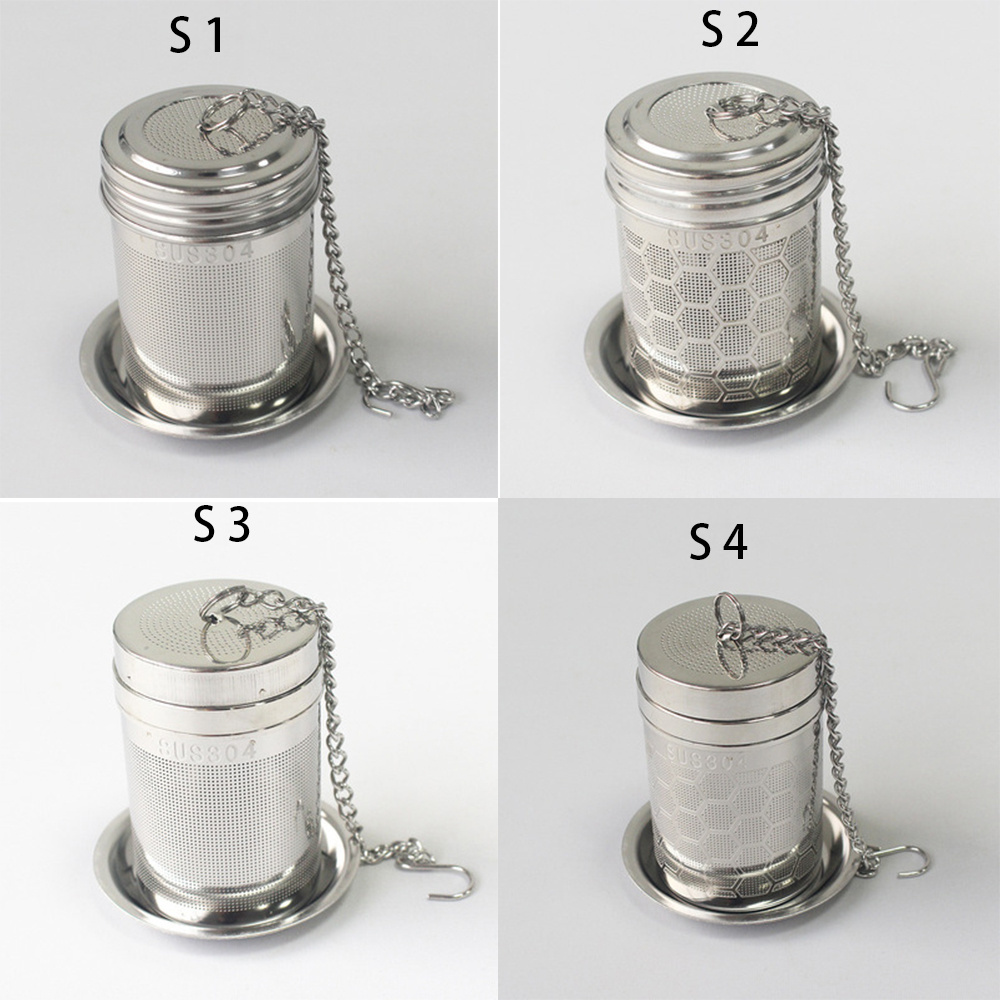 Wholesale Customized Tea Diffuser Steeper Portable Loose Leaf Tea Strainer Filter Ball Basket Stainless Steel Mesh Tea Infuser