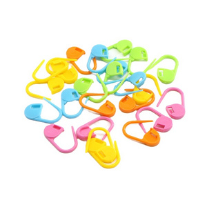 DIY Locking Stitch Place Markers Craft Plastic Safety Pins Mix Color Counter Knitting Markers Clips crochet kit hook set