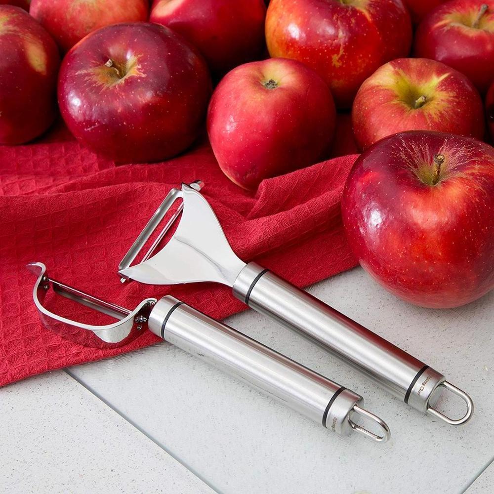 Stainless Steel Spring Vegetable Peeler Set Potato Peeler Cutter Slicer For Home