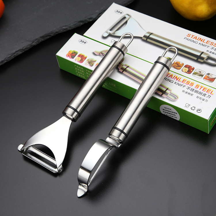 Stainless Steel Spring Vegetable Peeler Set Potato Peeler Cutter Slicer For Home