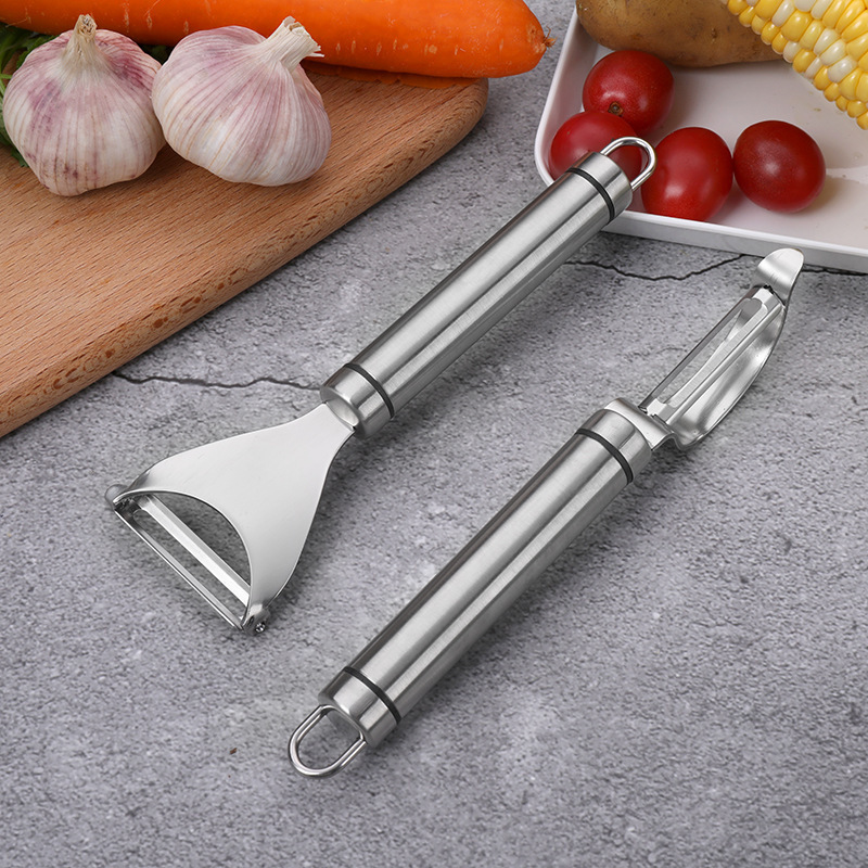 Stainless Steel Spring Vegetable Peeler Set Potato Peeler Cutter Slicer For Home